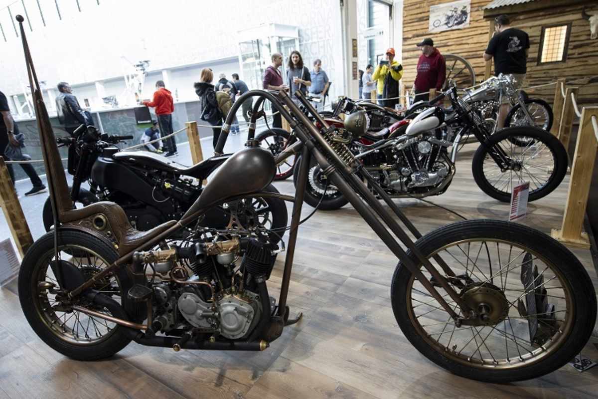best of Show an der Swiss-Custom: X Metal Work mit Harley-Shoverhead-Motor von Brian Buttera