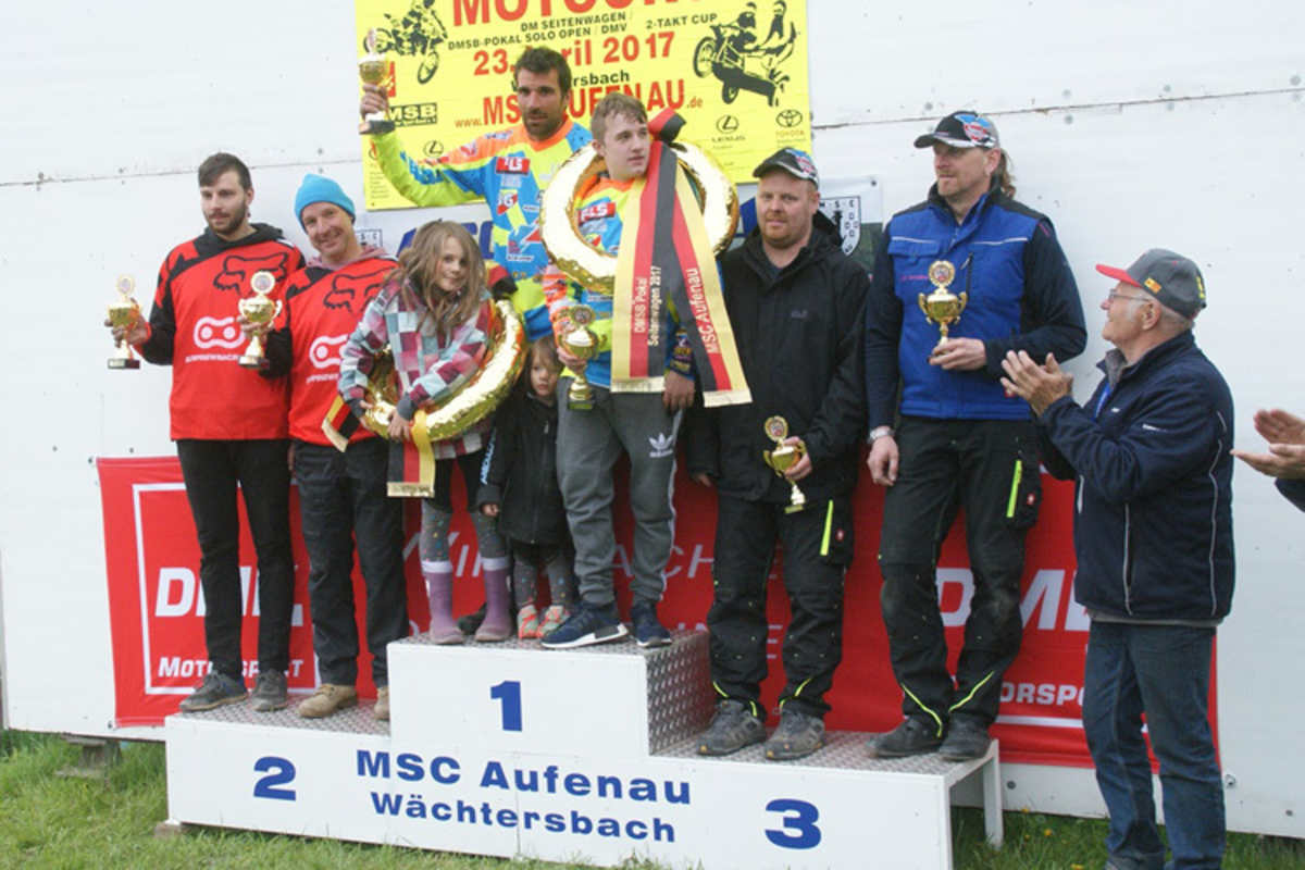 Podest in der Pokal-Klasse