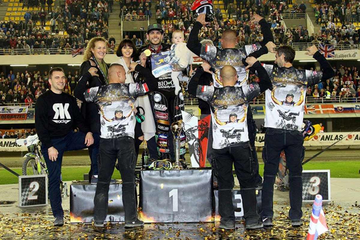 Das siegreiche Team Woffinden