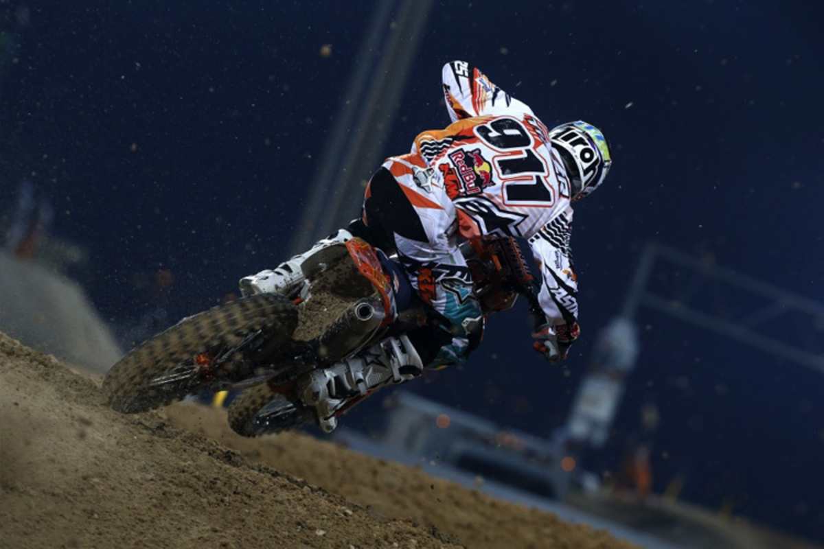 Weit und breit kein Zuschauer: Jordi Tixier in Katar