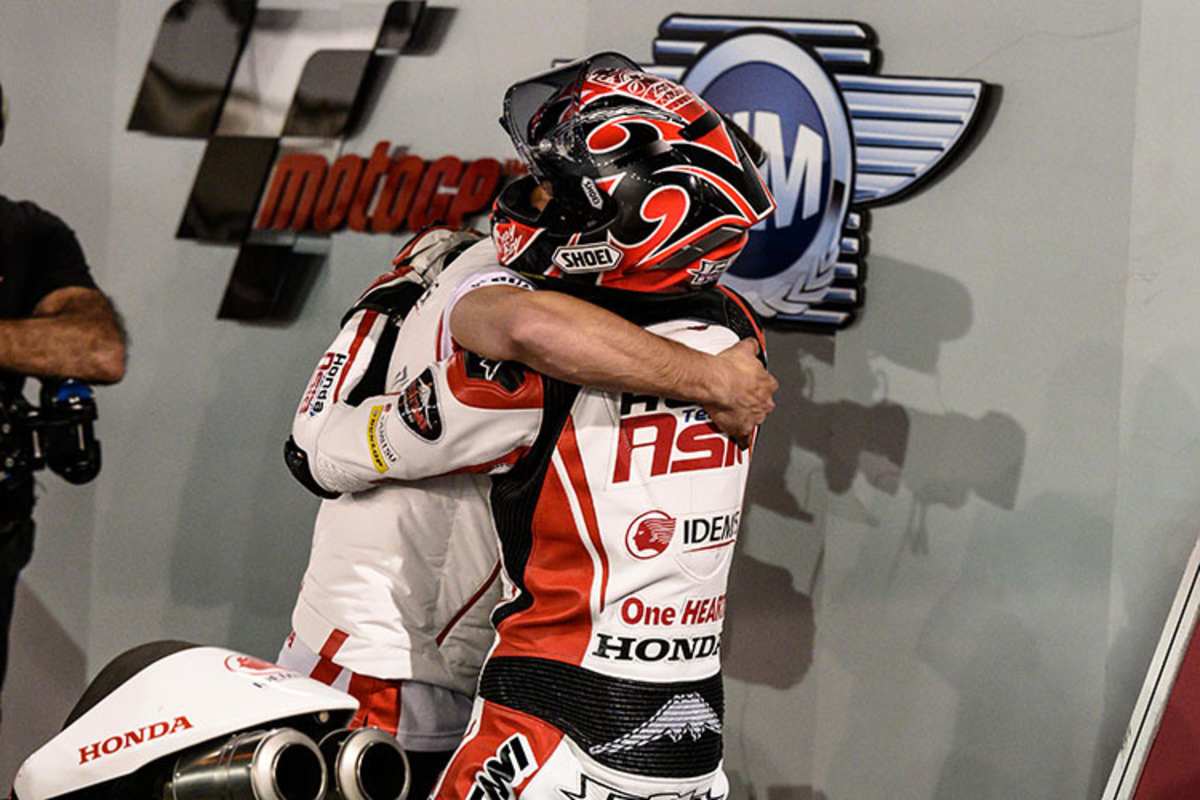 Jubel beim Team Honda Asia: Sieg für Kaito Toba