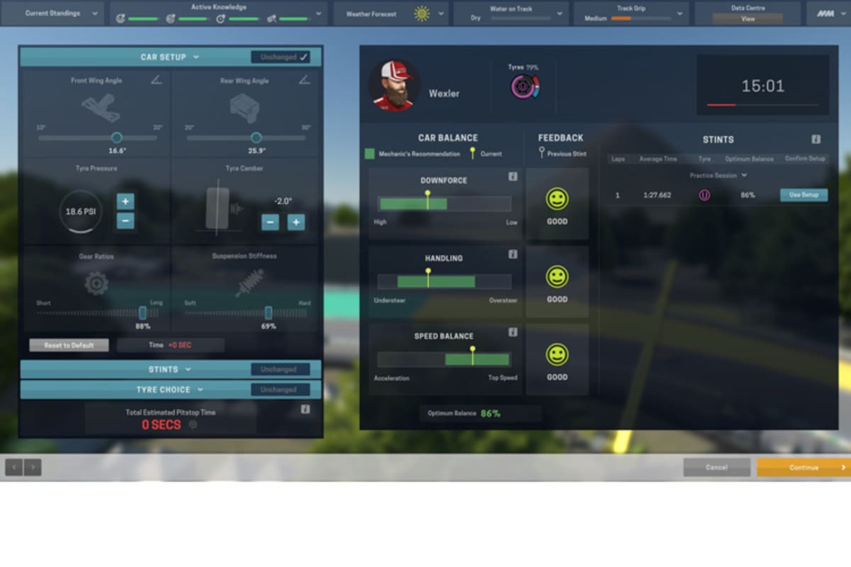 Im Training wird an der Abstimmung gearbeitet