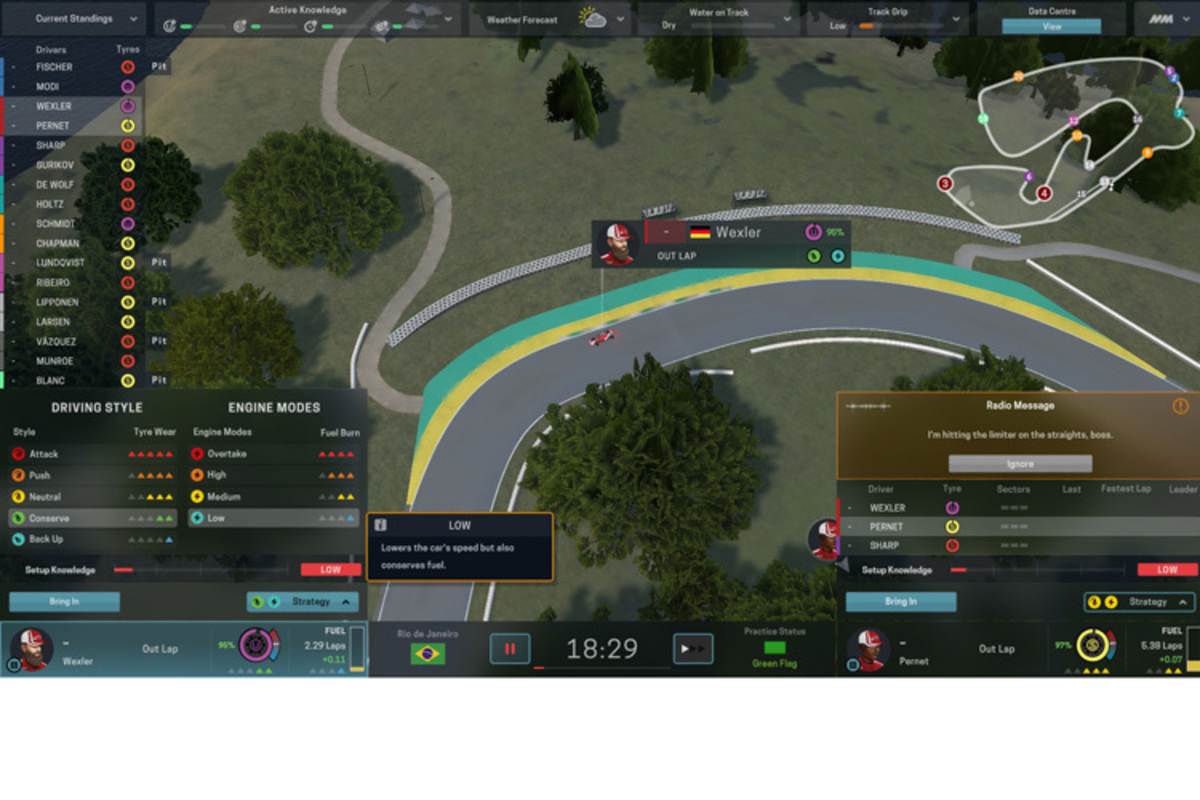 Szene aus dem Training