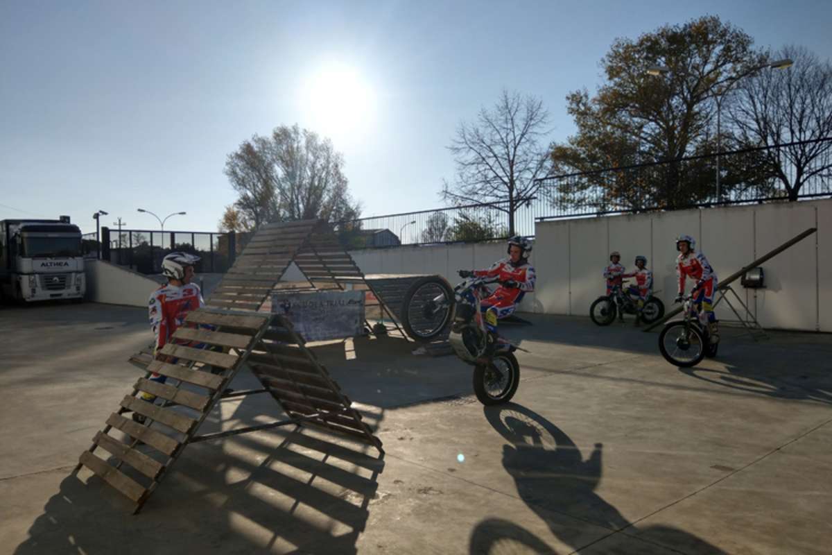 Die Trial-Piloten sorgten für kurzweilige Unterhaltung