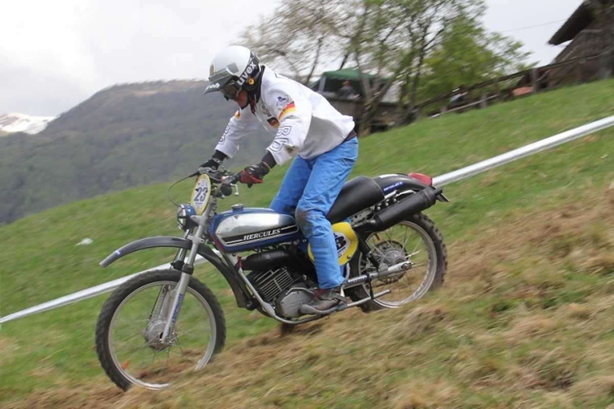Bernard Brinkmann auf der Hercules GS von 1976