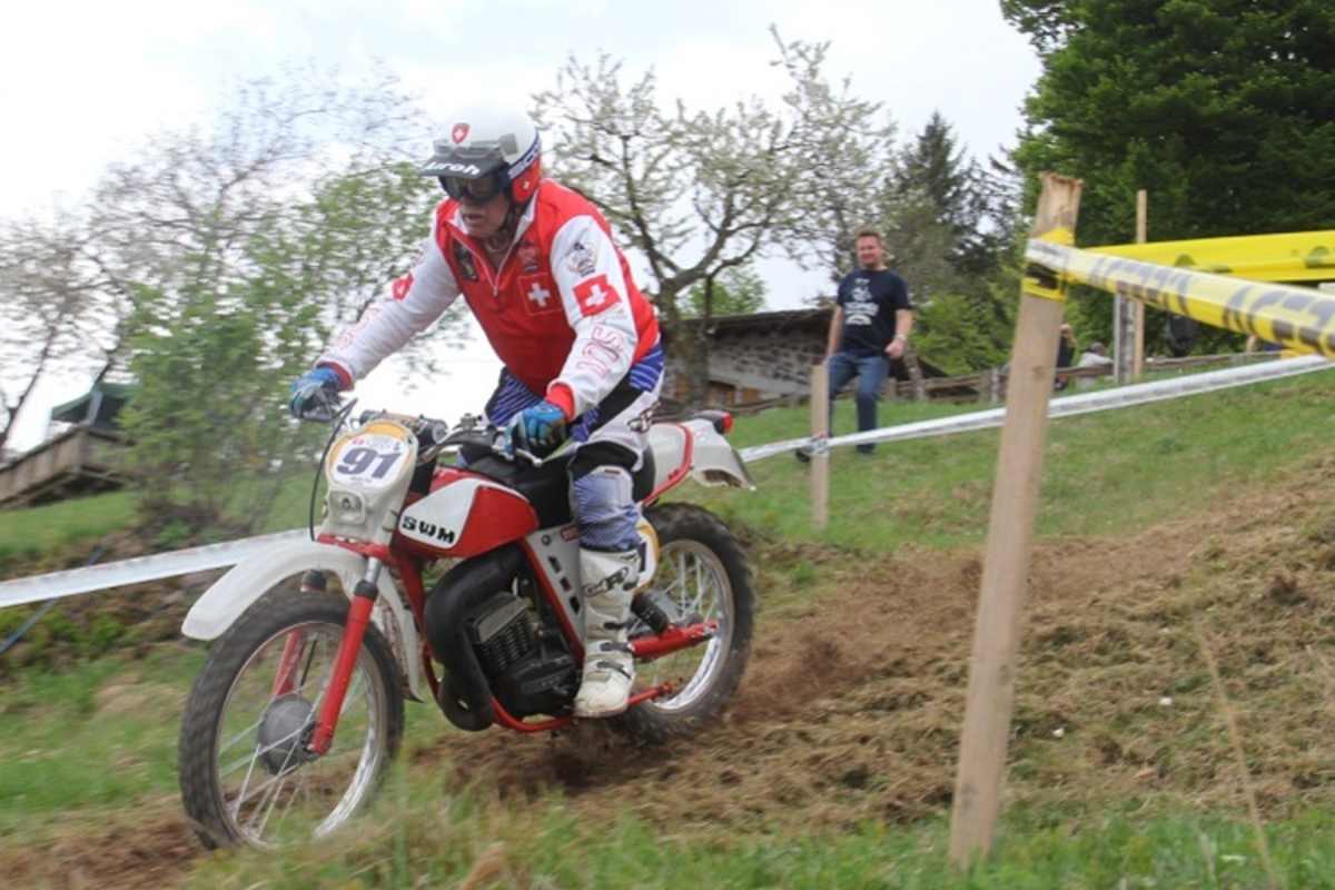 Walter Frei auf SWM GS 250 RS von 1978