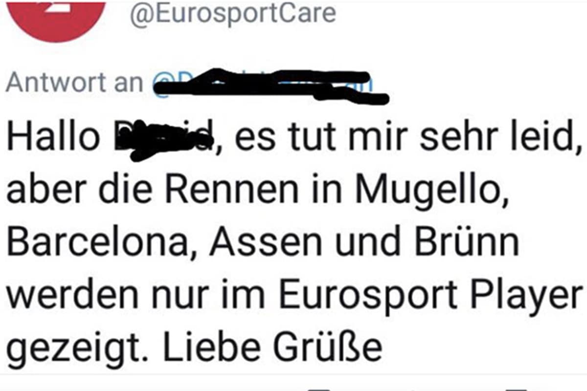 Der später gelöschte Tweet von Eurosport verstärkte die Verwirrung