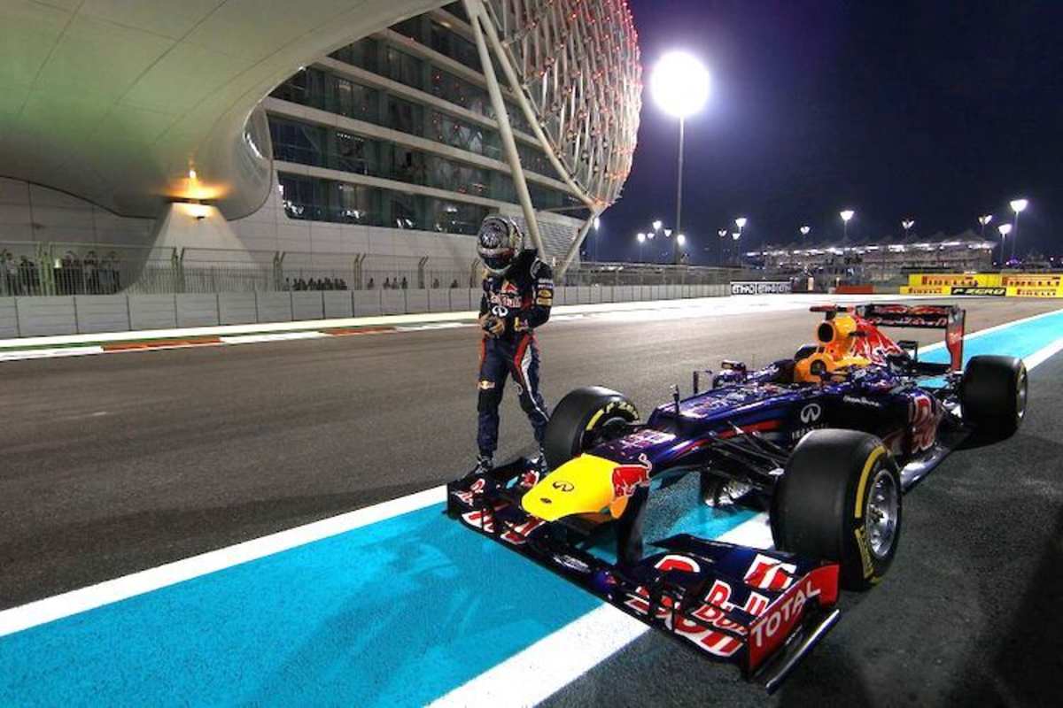 Sebastian Vettel in Abu Dhabi 2012