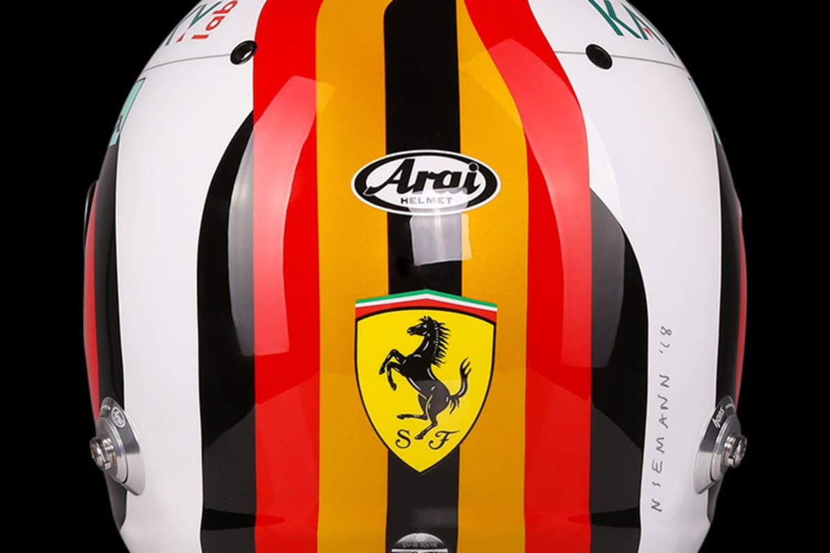 Der neue Helm von hinten