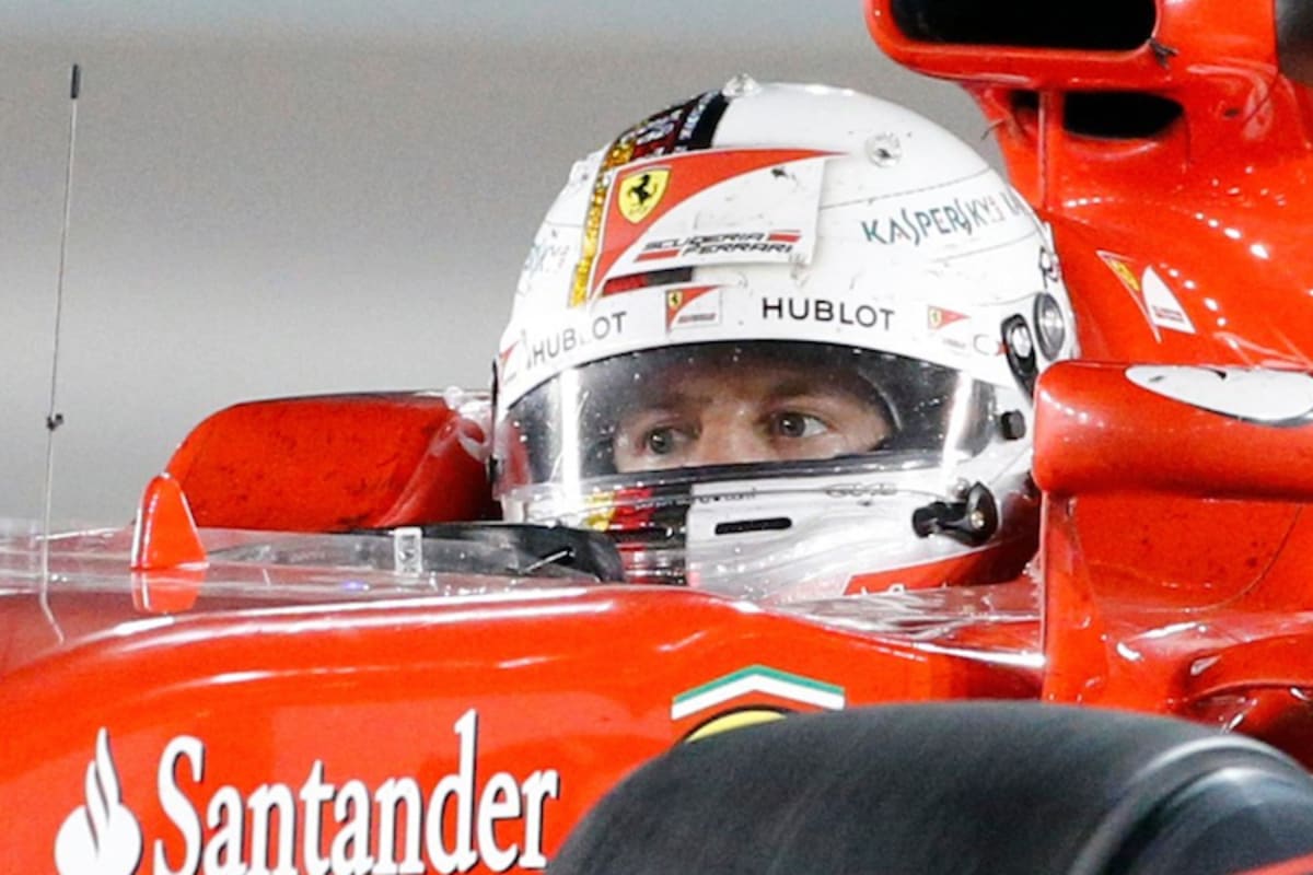 Vettel fährt in Singapur aber auch mit klarem Visier