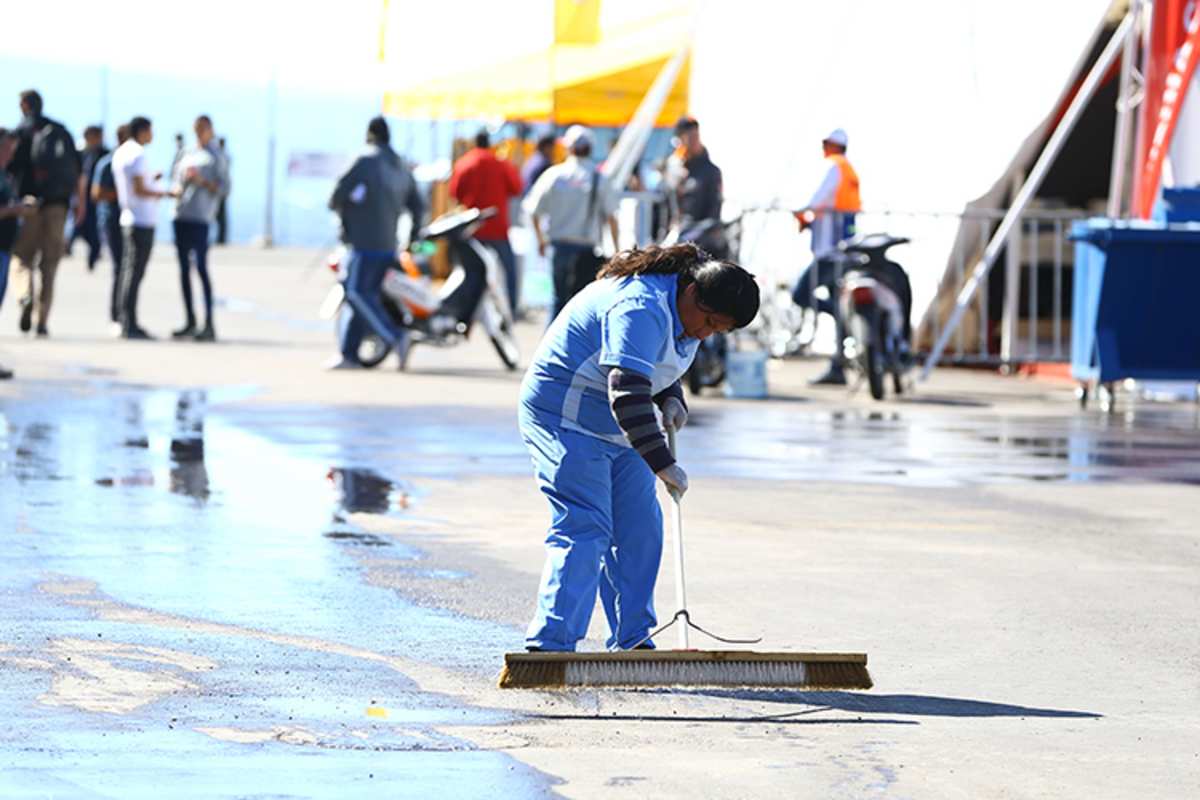 Es gab einiges zu reinigen