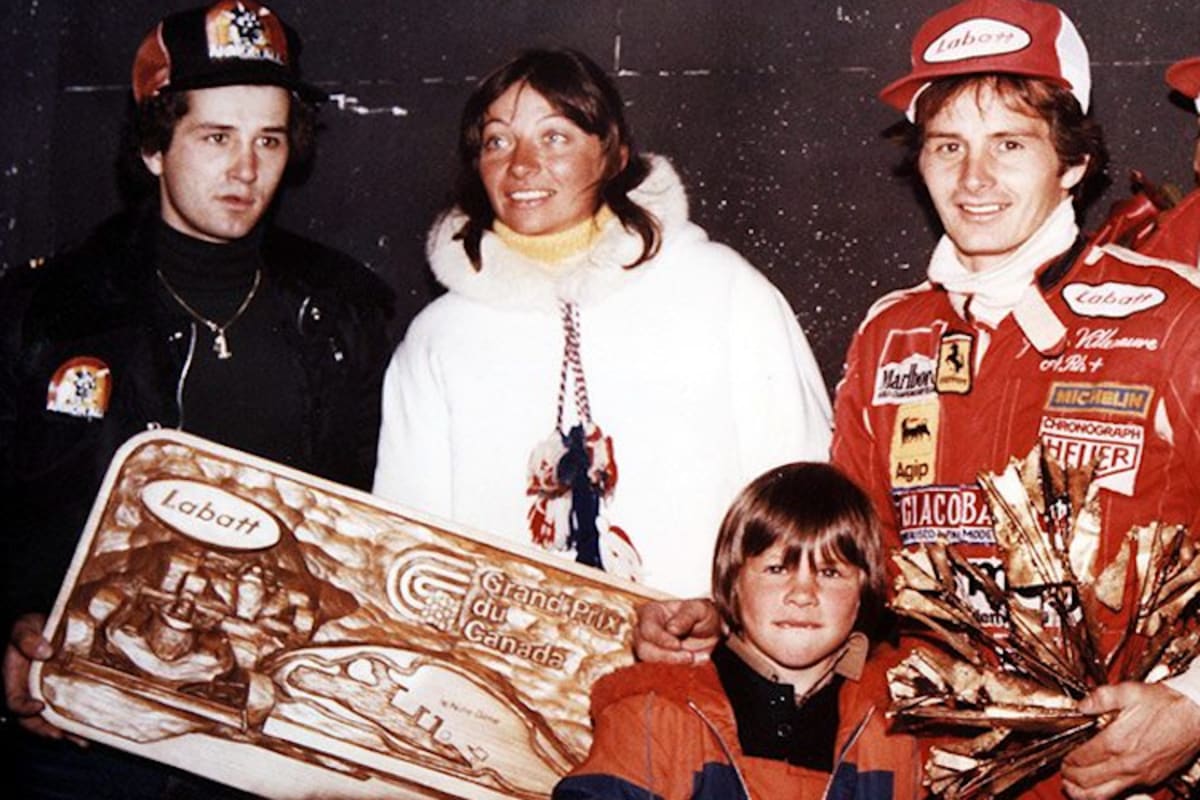 Die Villeneuves: Links Jacques senior, Gilles’ Ehefrau Joanna, Gilles, vorne der junge Jacques