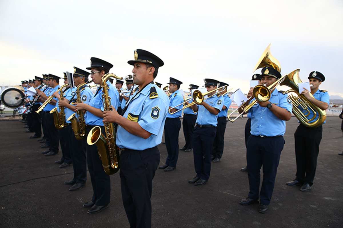 Zur Eröffnung wurde aufgespielt