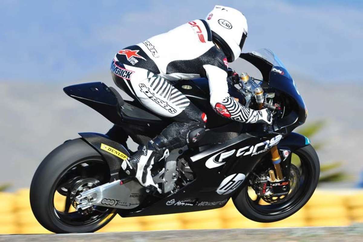 Maverick Viñales: Der Moto3-Weltmeister freundet sich immer mehr mit der Moto2-Kalex an