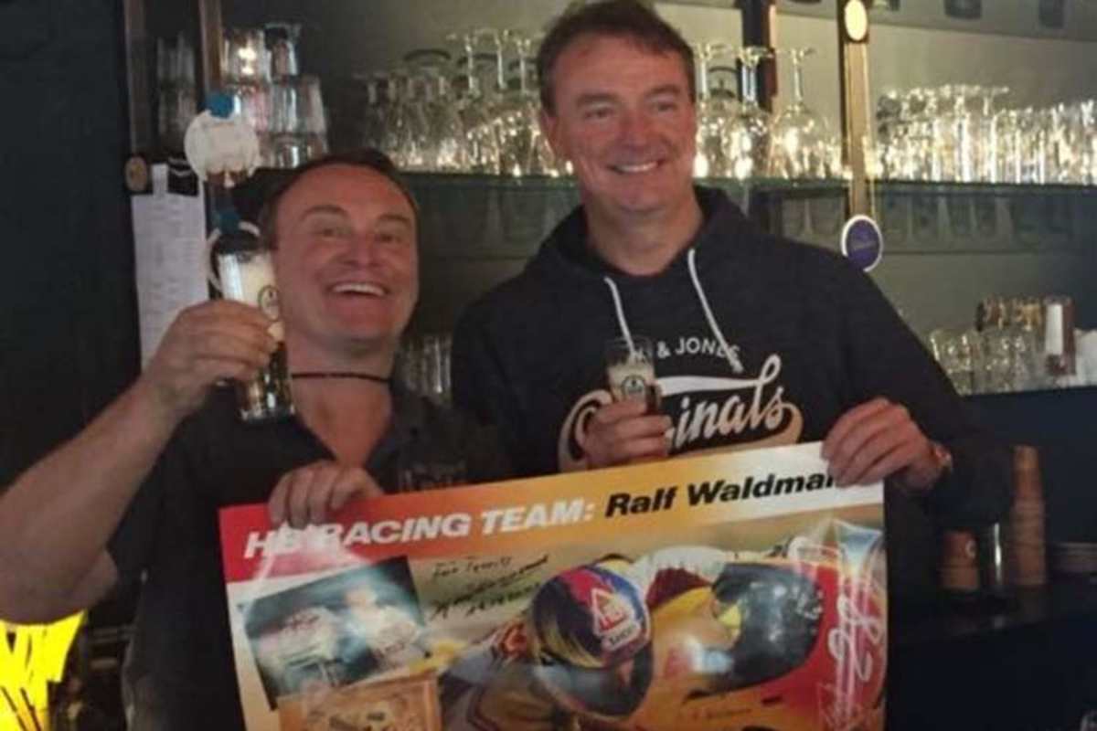 Waldi vor drei Wochen mit Terrell Thien 