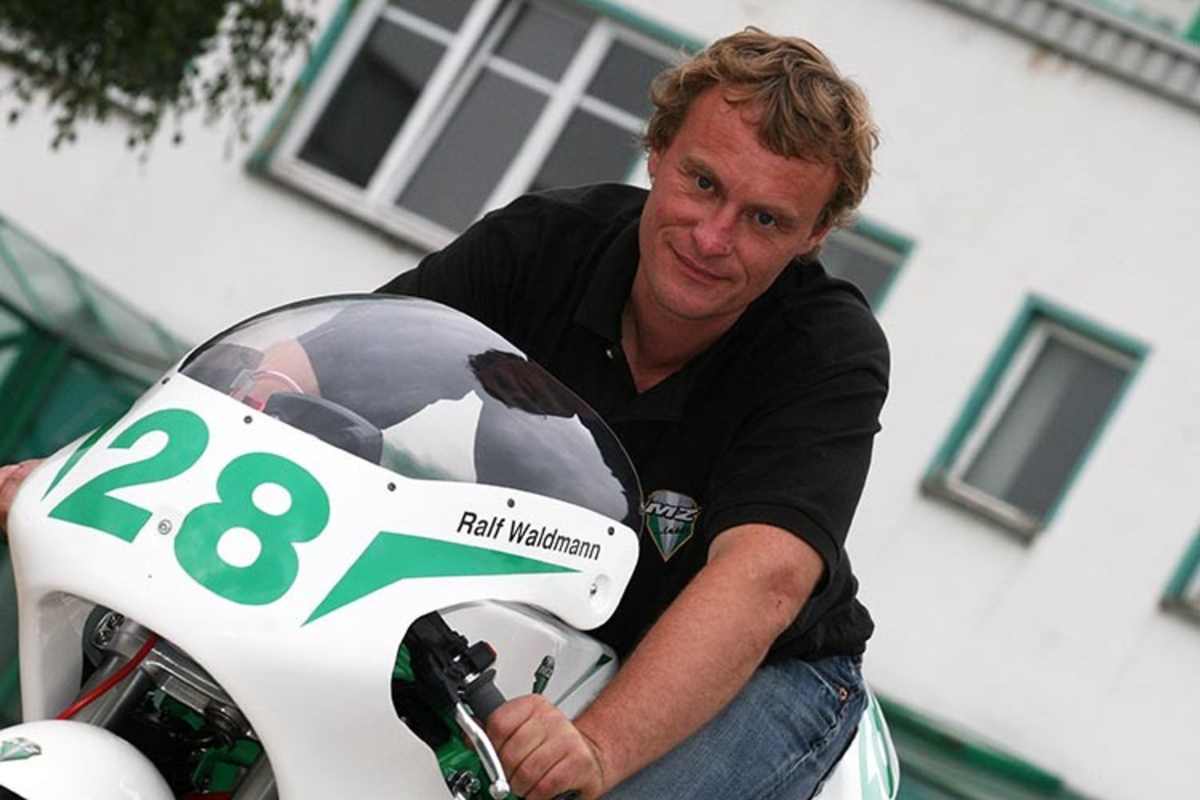 Ralf Waldmann 2009 auf einer MZ