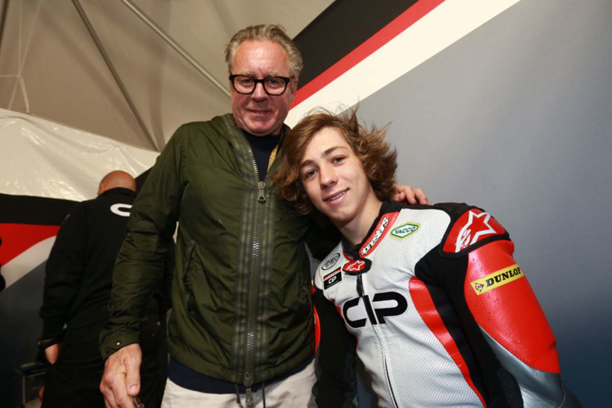 Wayne mit Sohn Raemy Gardner