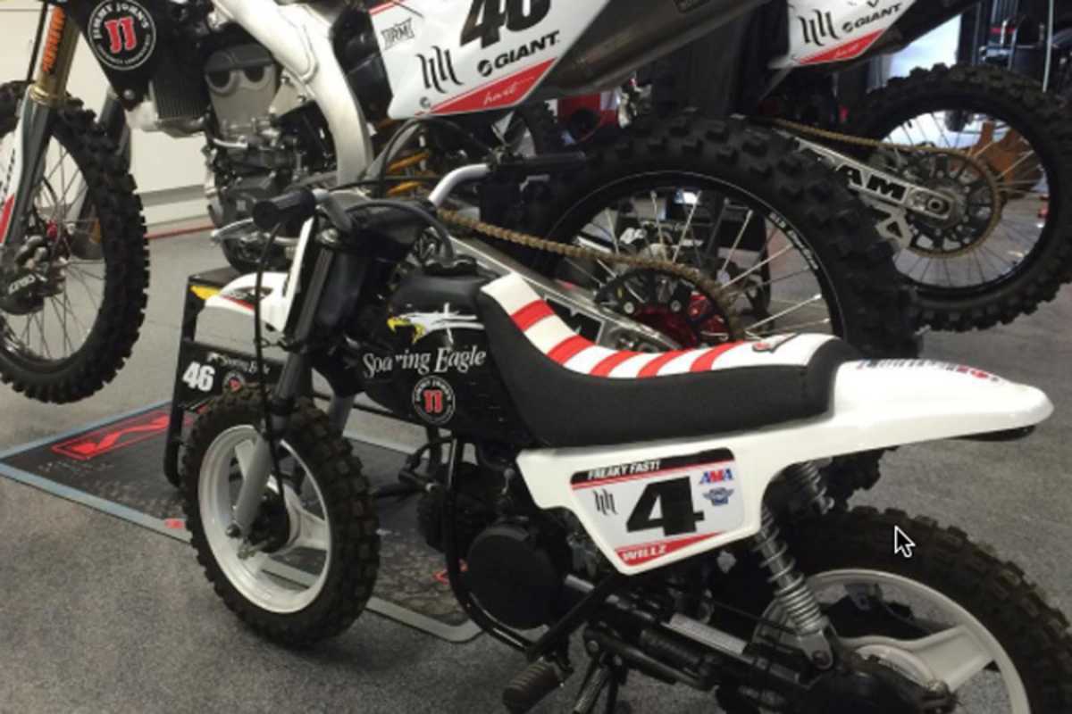 Willz Bike mit Startnummer 4, 4 Jahre oder doch eher eine Hommage an RC?