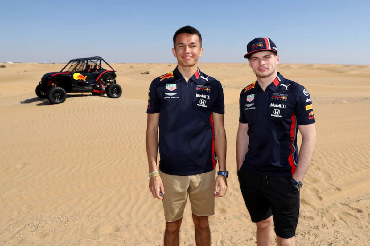 Max Verstappen und Alex Albon