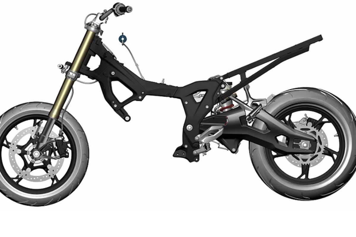 Der neue Rahmen ermöglicht eine bessere Ergonomie und einen schmaleren Knieschluss