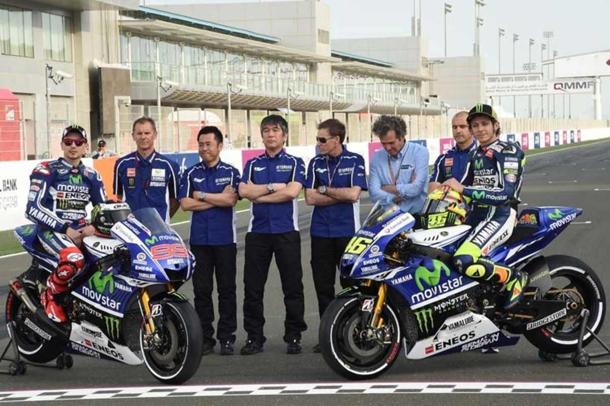 MoviStar-Yamaha-Präsentation in Losail