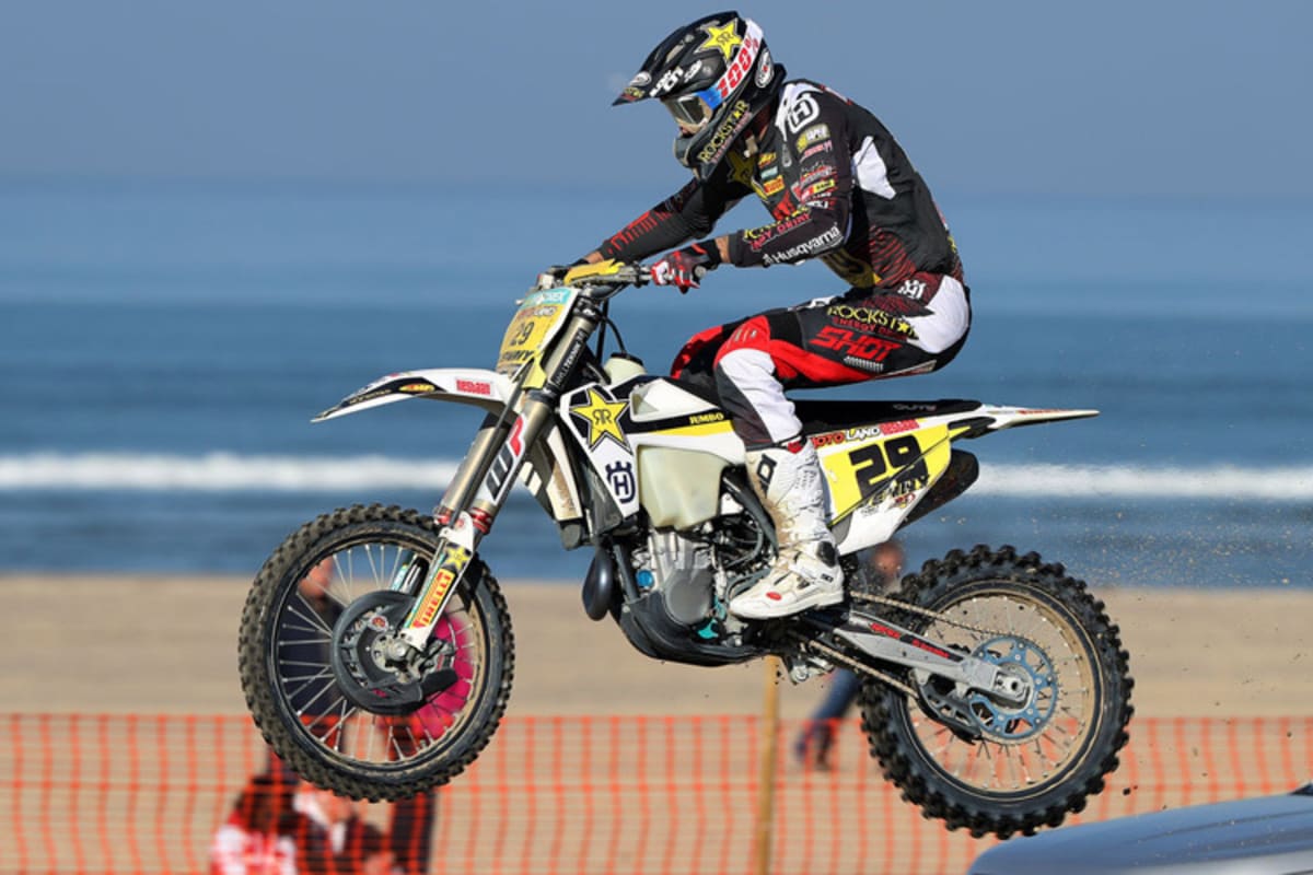 Martens am Strand von Berck-Sur-Mer