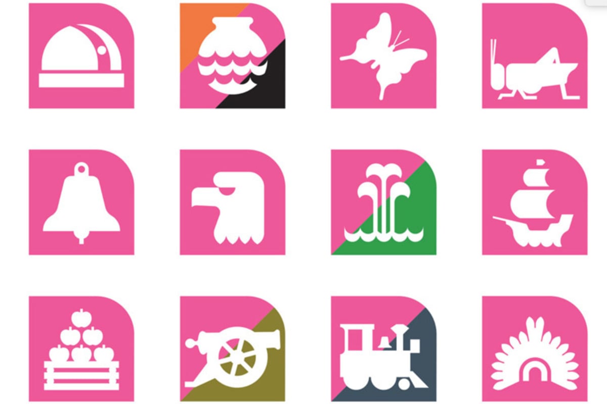 Die Piktogramme von Mexiko-Stadt