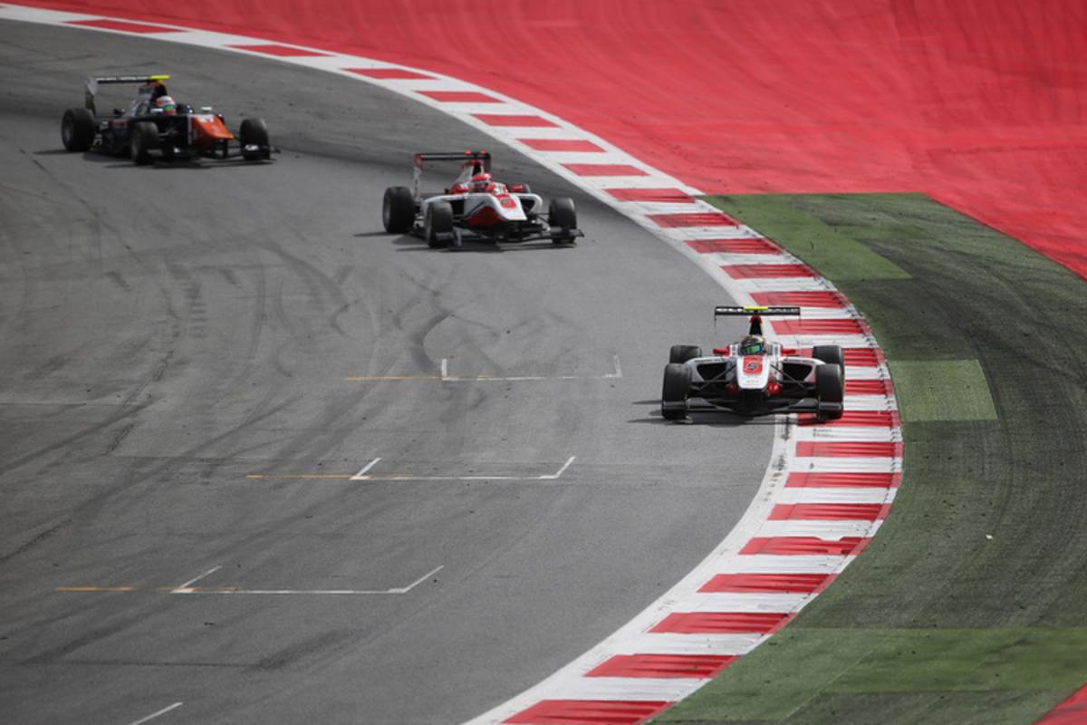 Die GP3-Autos fuhren zuletzt noch mit der alten Linienführung 