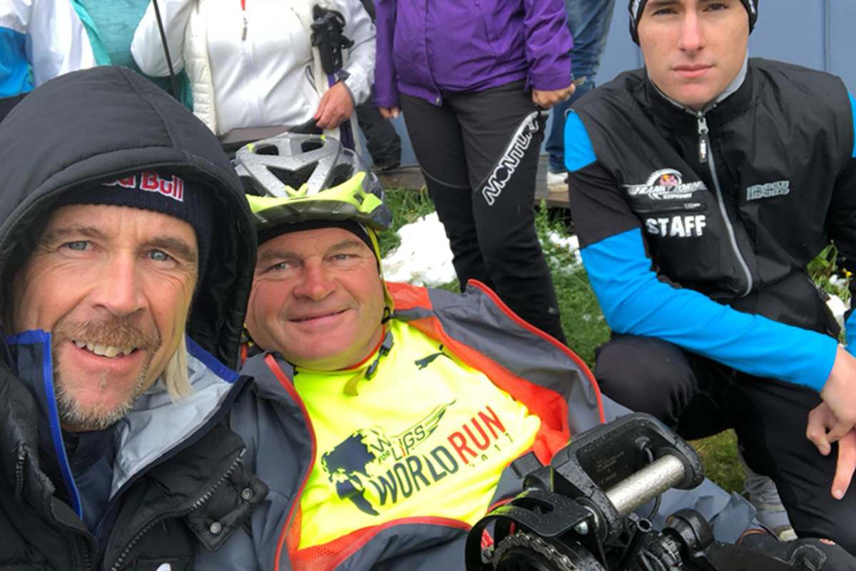 Die Anreise mit dem Flugzeug sparte Franz Zorn viele Strapazen