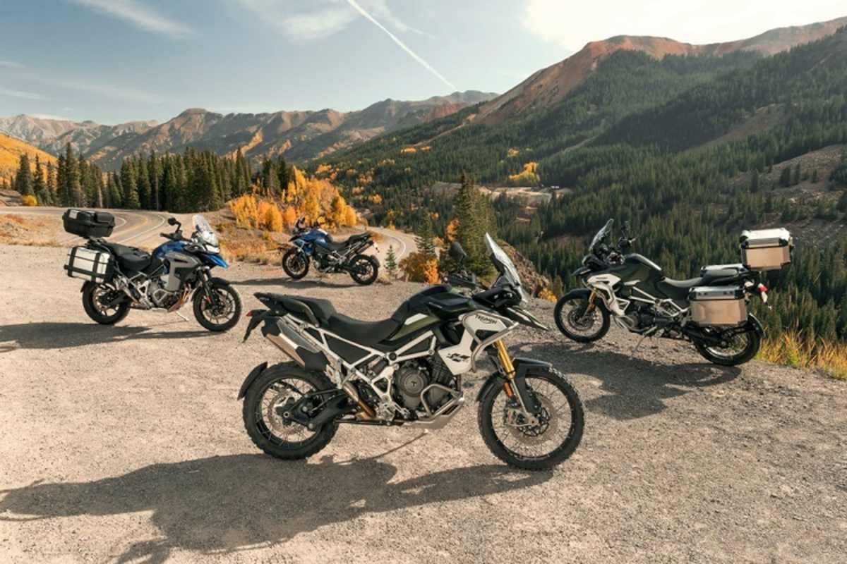 Triumph Tiger 1200: Alle fünf Modellvarianten, teilweise mit optionalem Zubehör, auf einen Blick