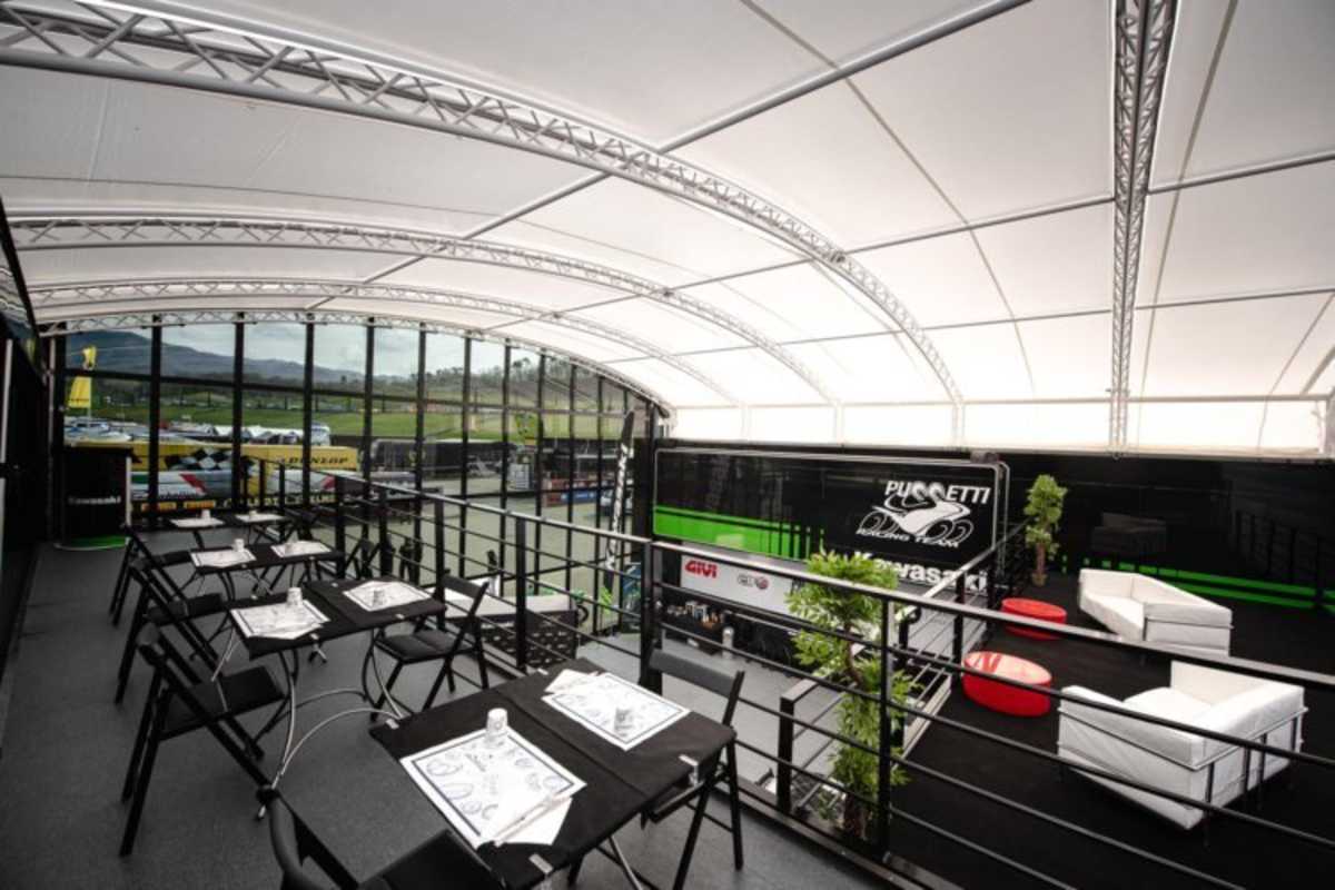 Puccetti Racing hat zukünftig viel Platz zur Versorgung seines Teams	