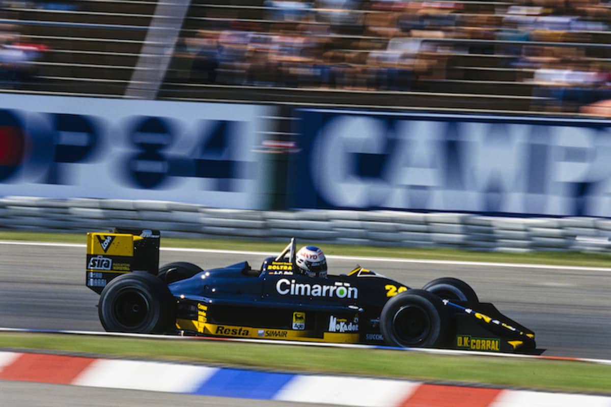 1988: Minardi M188-Ford mit Luis Pérez-Sala
