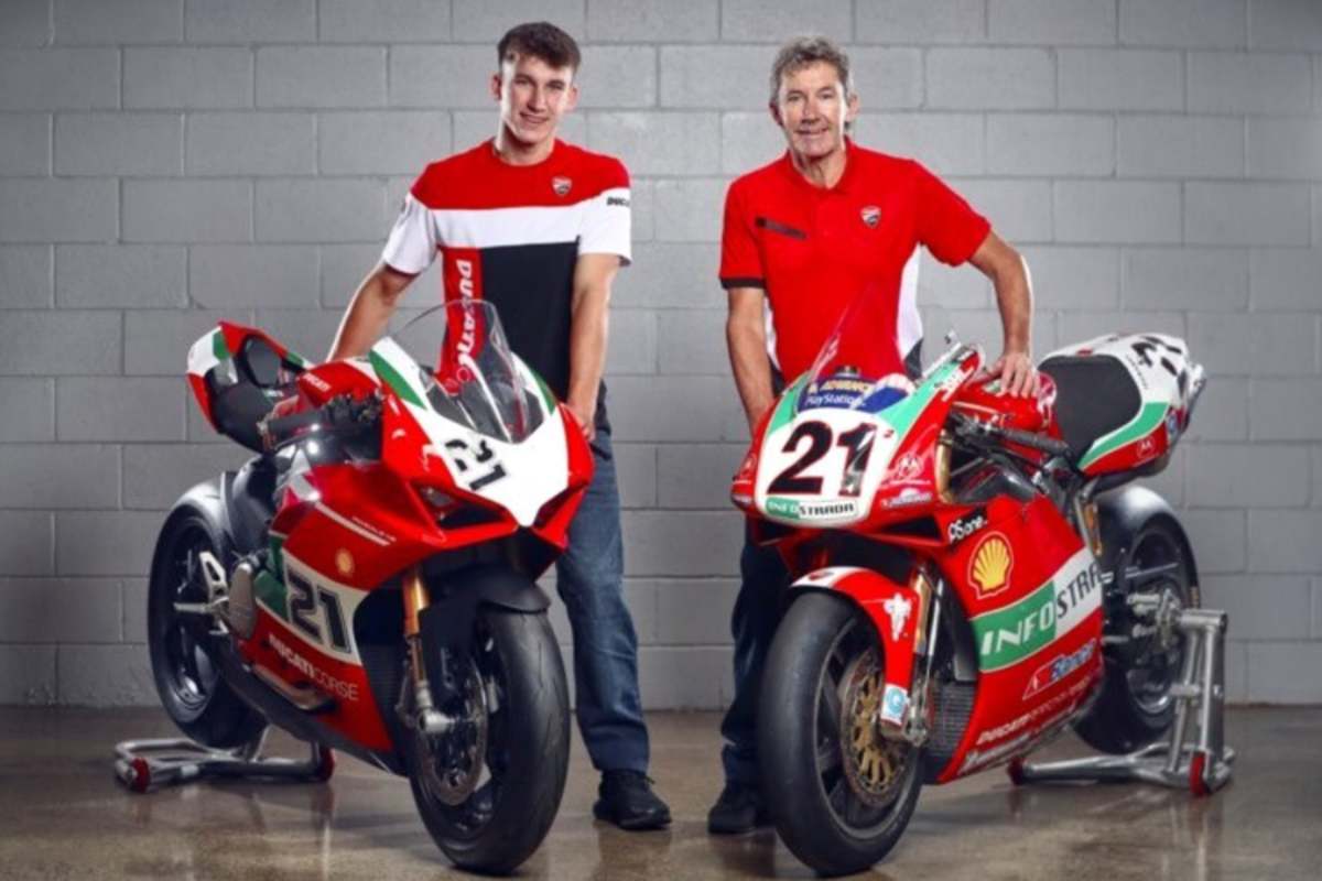 Troy Bayliss und sein Sohn Oli