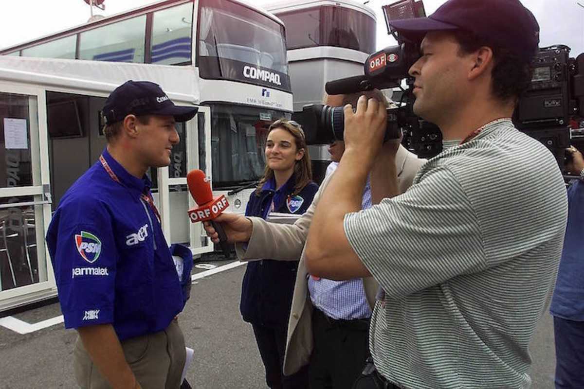 Tomás Enge gibt 2001 ein Interview