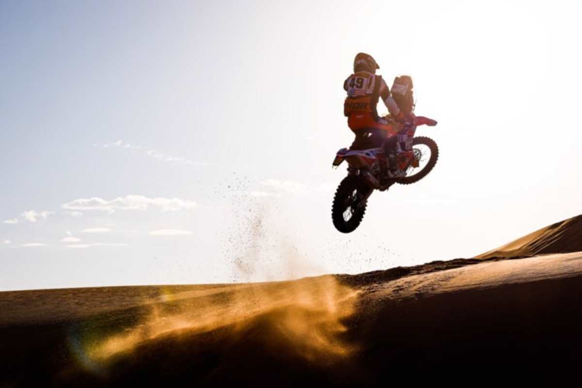 Sprünge über die Düne