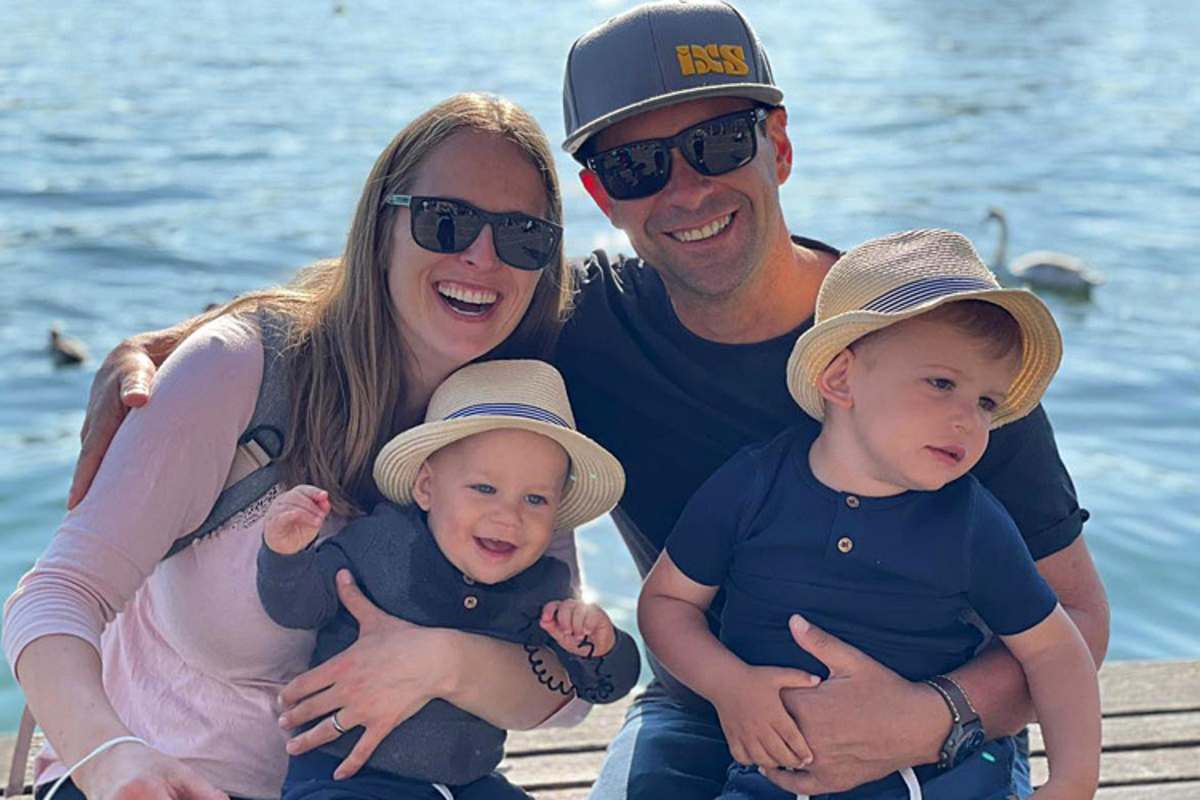 Tamara mit Luis, Horst mit Benjamin