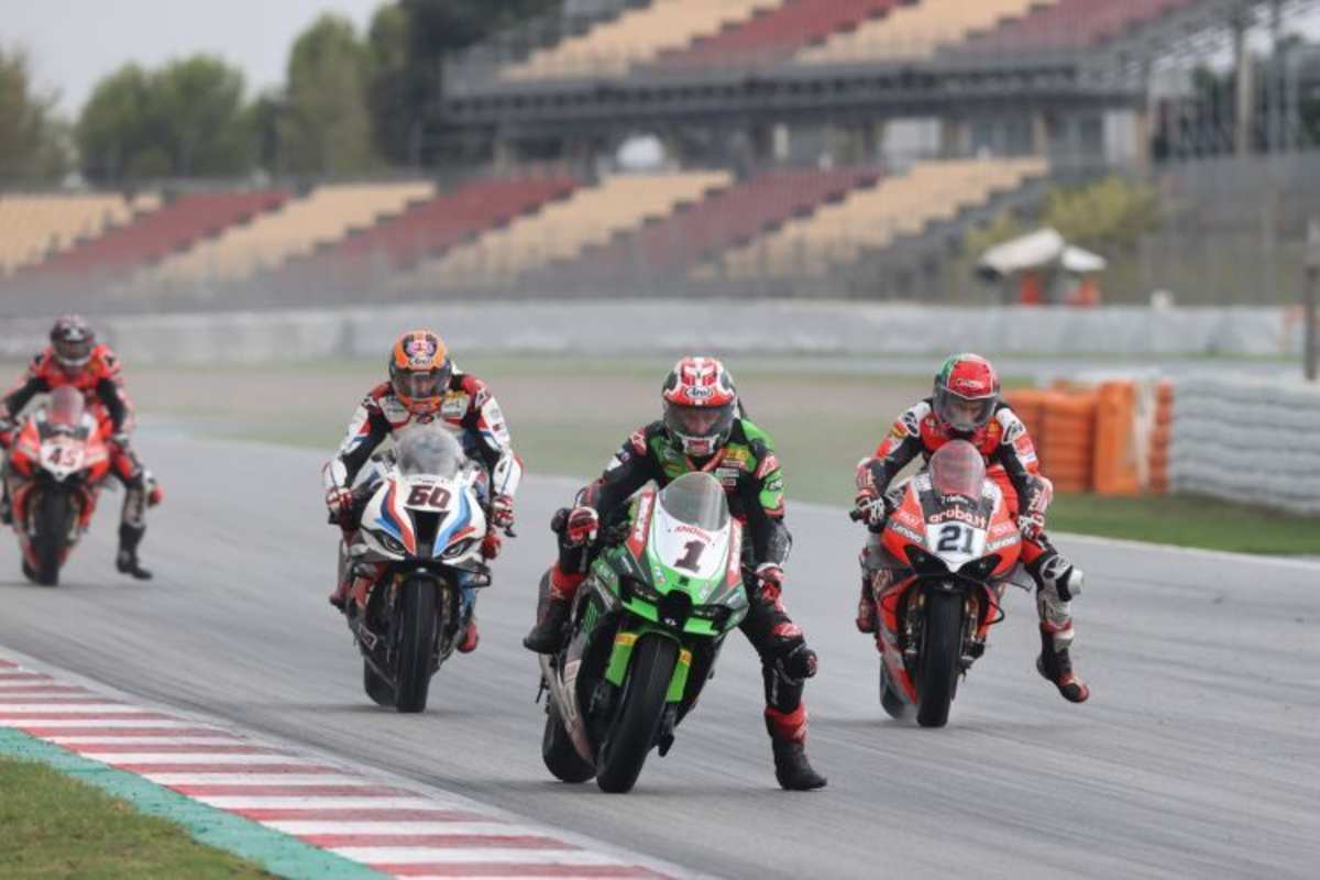 Jonathan Rea, Michael Ruben Rinaldi & Michael van der Mark