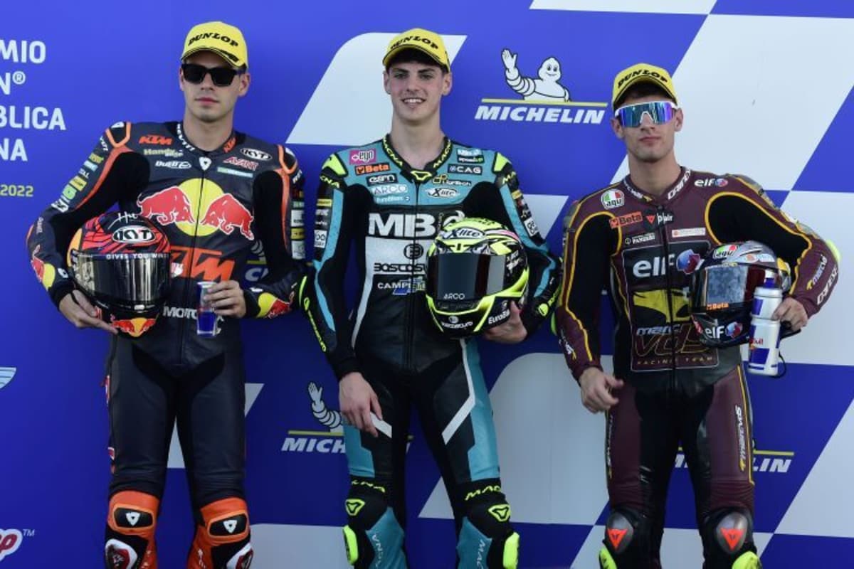 Fermin Aldeguer, Augusto Fernández & Tony Arbolino