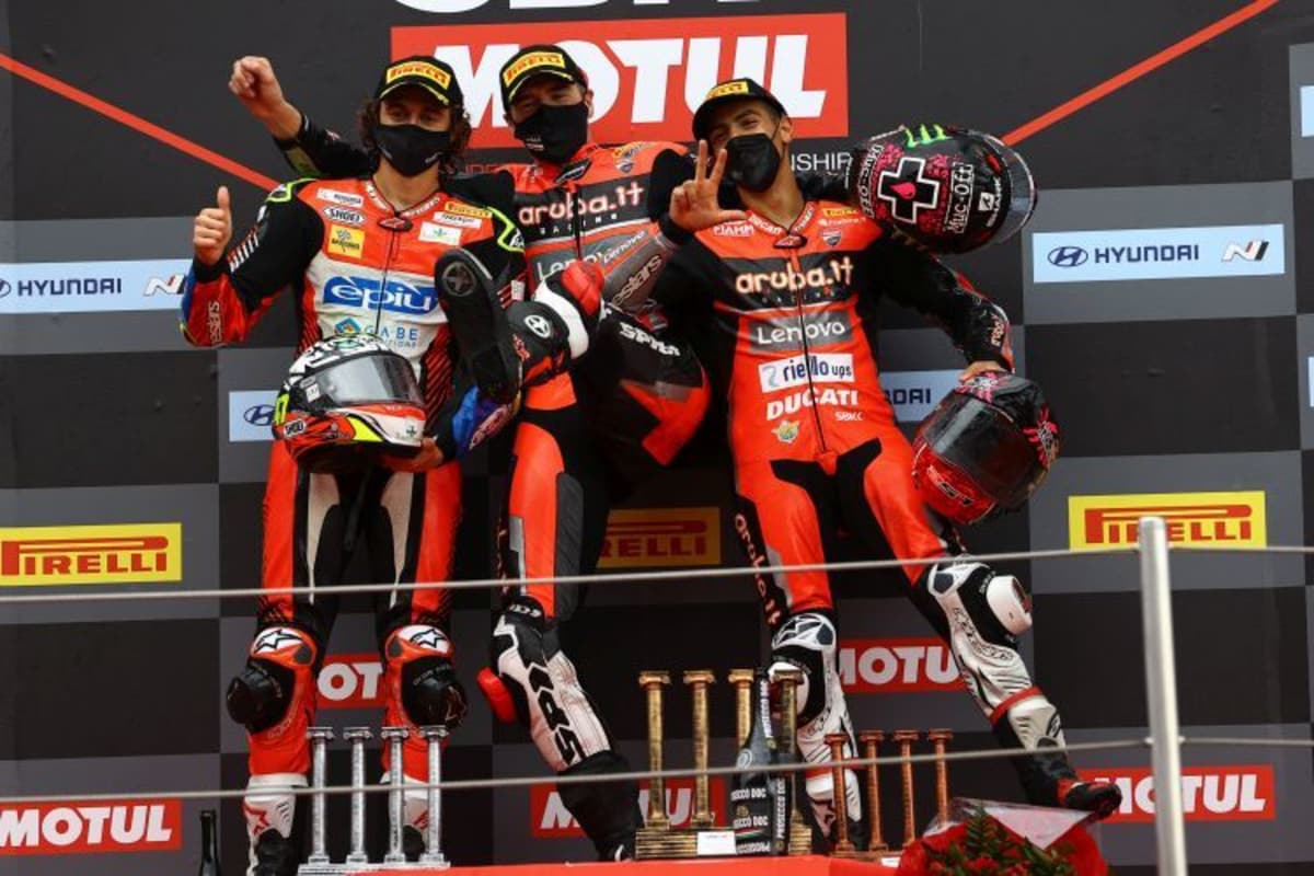 Axel Bassani, Scott Redding & Michael Ruben Rinaldi