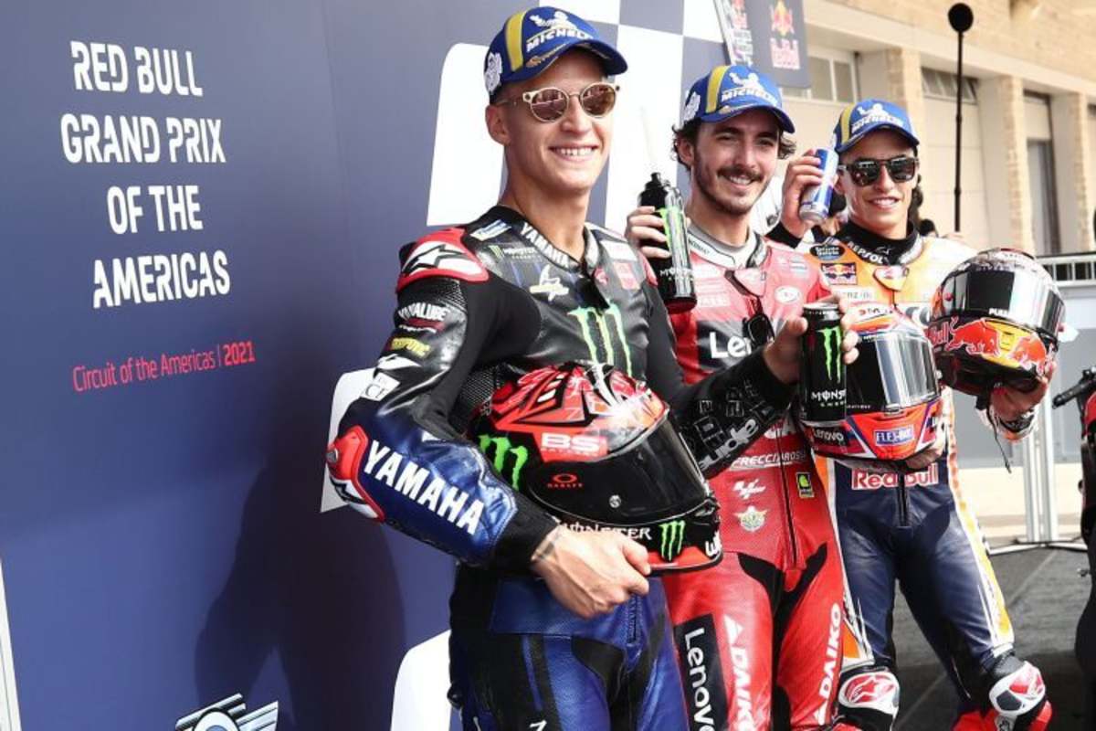 Fabio Quartararo, Francesco Bagnaia & Marc Marquez