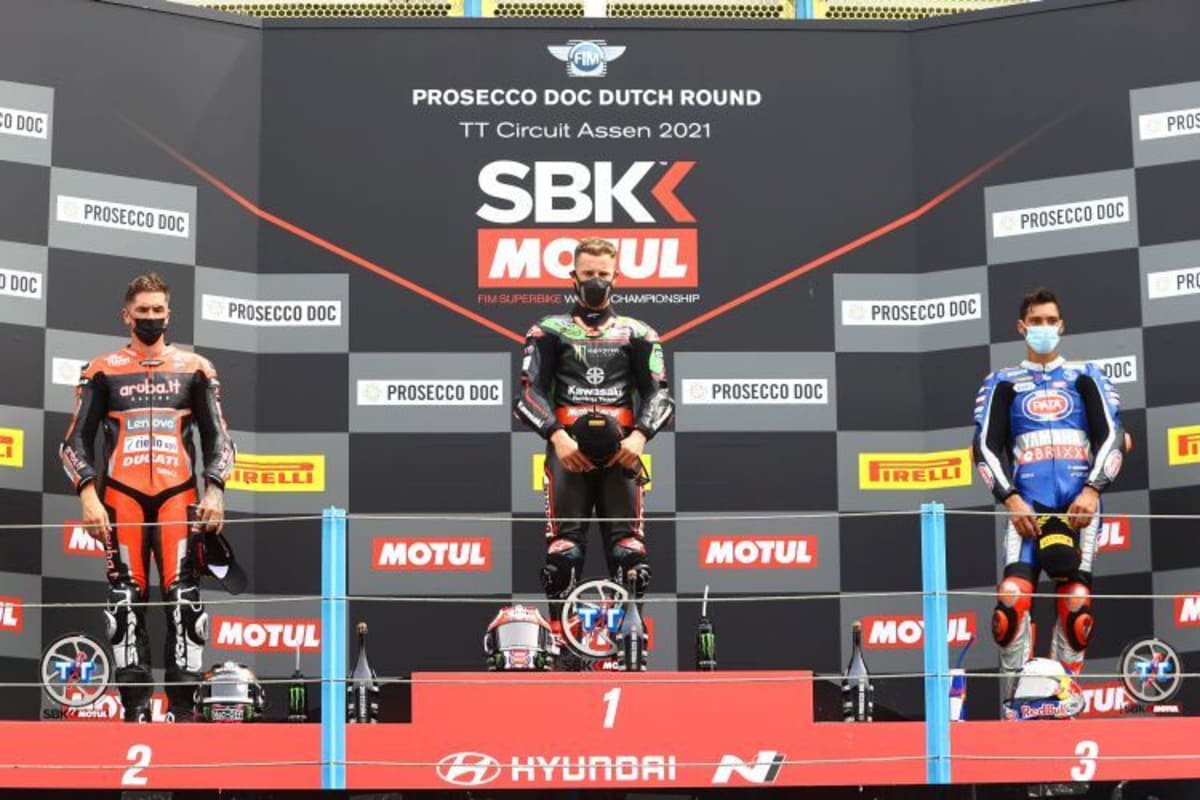 Scott Redding, Jonathan Rea & Toprak Razgatlioglu