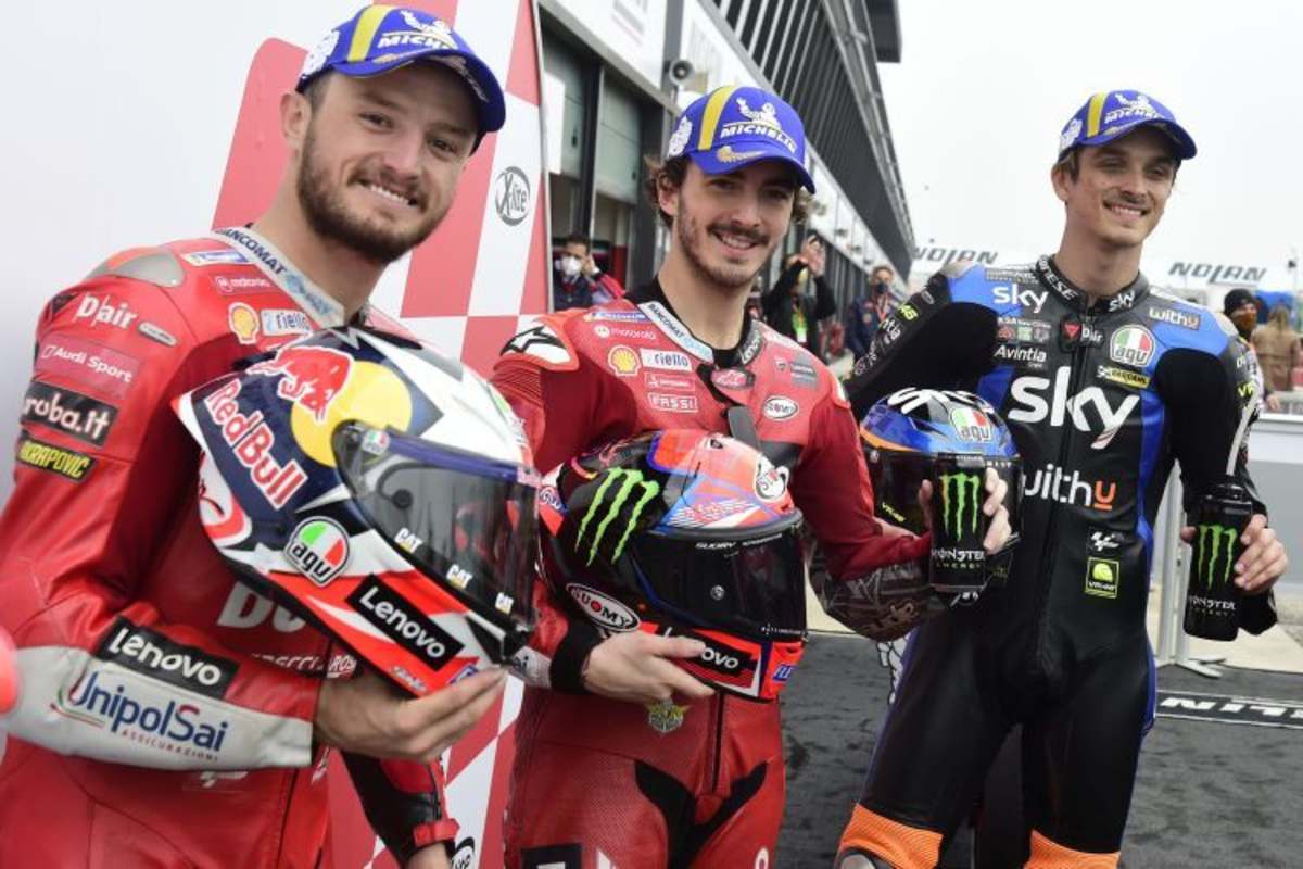 Francesco Bagnaia, Jack Miller & Luca Marini