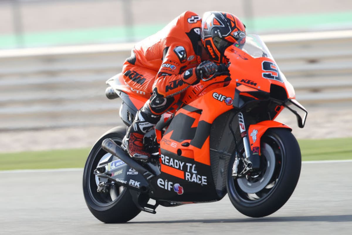 Danilo Petrucci gab sein Debüt auf der Tech3-KTM