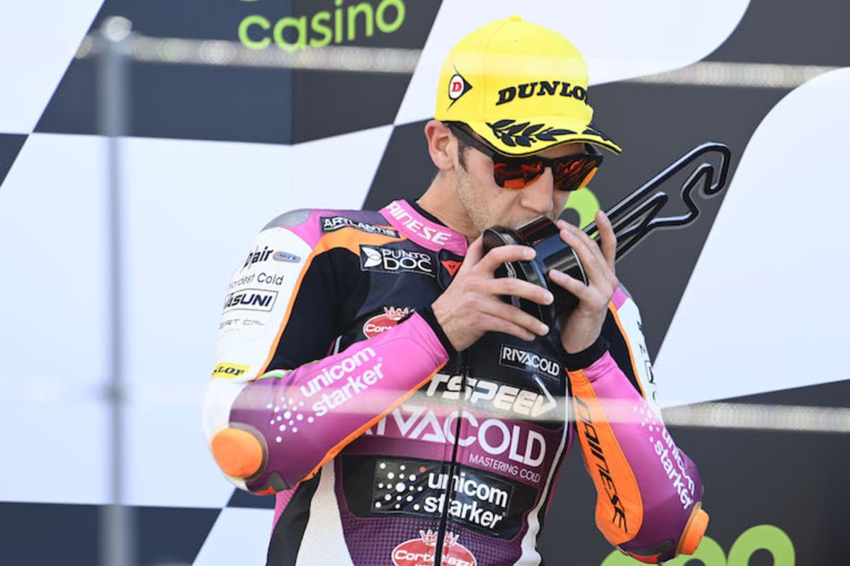 Andrea Migno feierte seinen siebten Moto3-Podestplatz