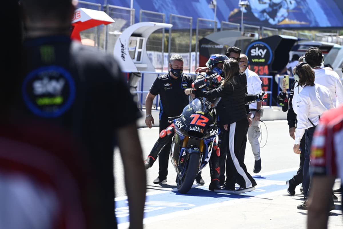 Bezzecchis Freude nach dem Rennen war riesig