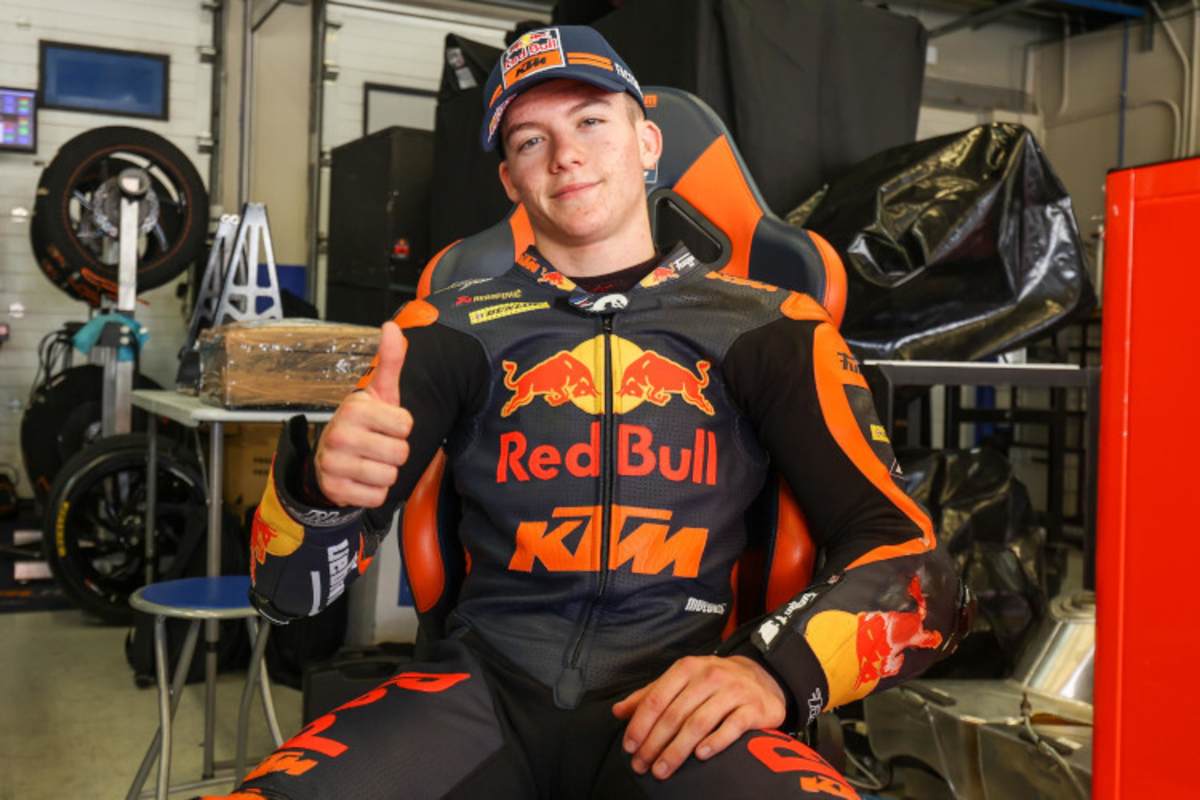 Aus dem GASGAS-Leder in die Red Bull-KTM-Farben: Dani Holgado