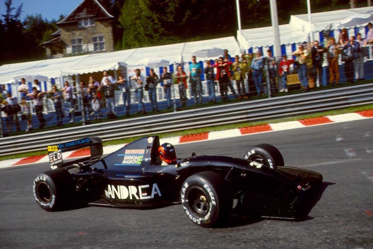 1992: Andrea Moda S921-Judd mit Perry McCarthy