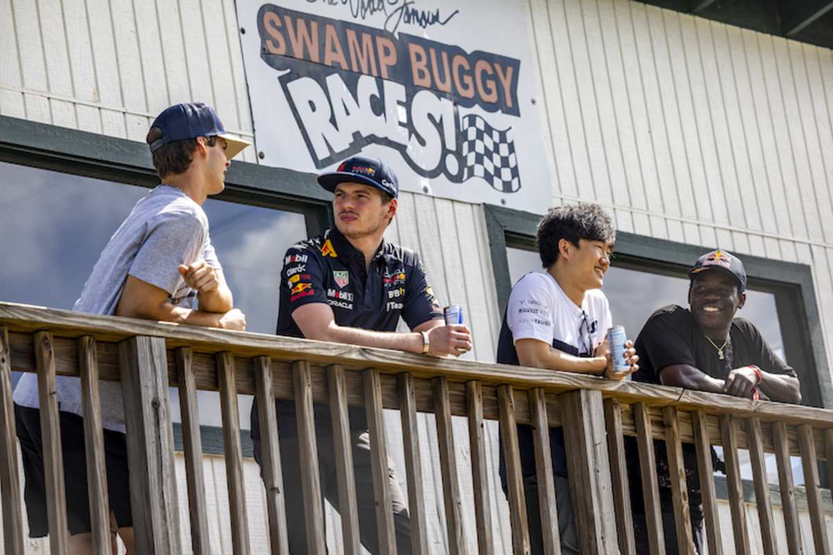 Jett Lawrence, Max Verstappen, Yuki Tsunoda und Zion Wright