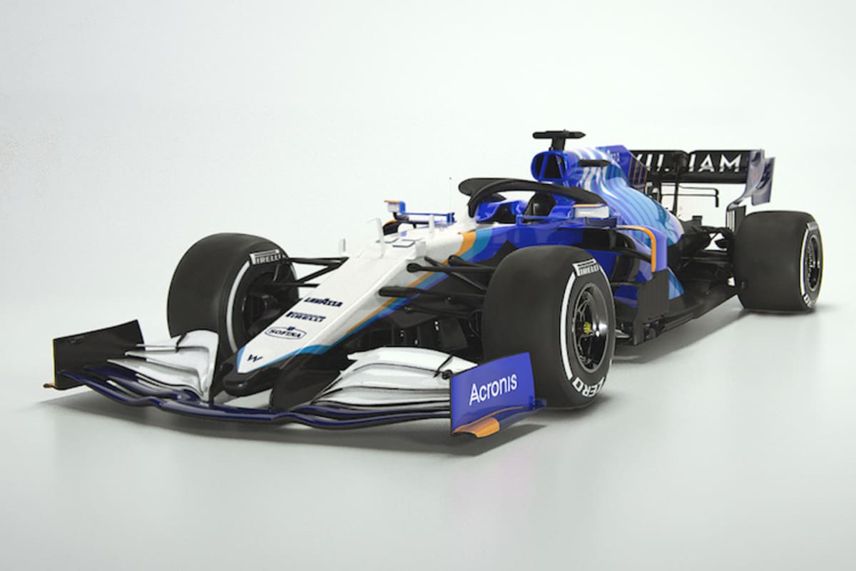 Der Wagen von George Russell und Nicholas Latifi