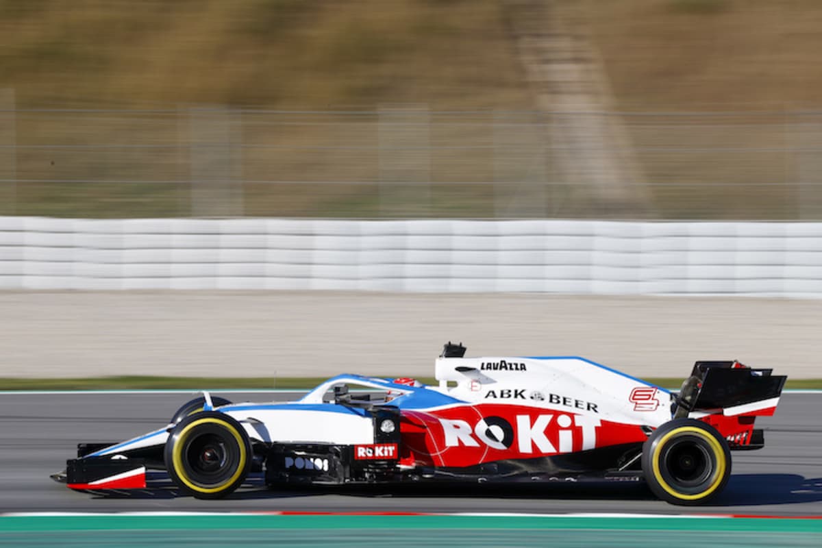 In diesen Farben trat Williams bei den Wintertests 2020 auf